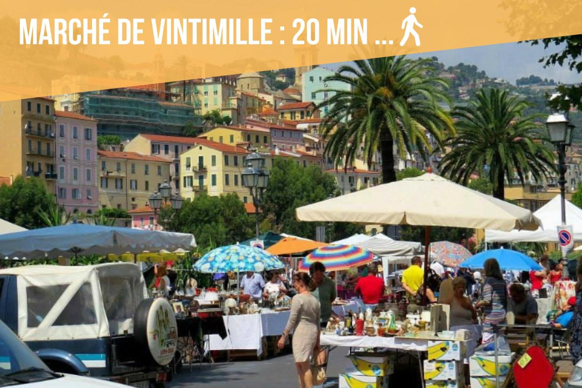 Ou Mentounasc - Duplex Vieille Ville Menton - Free Parking ภายนอก รูปภาพ